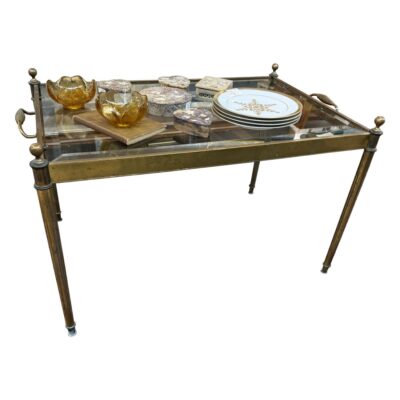 Vintage Brass Coffee Table
