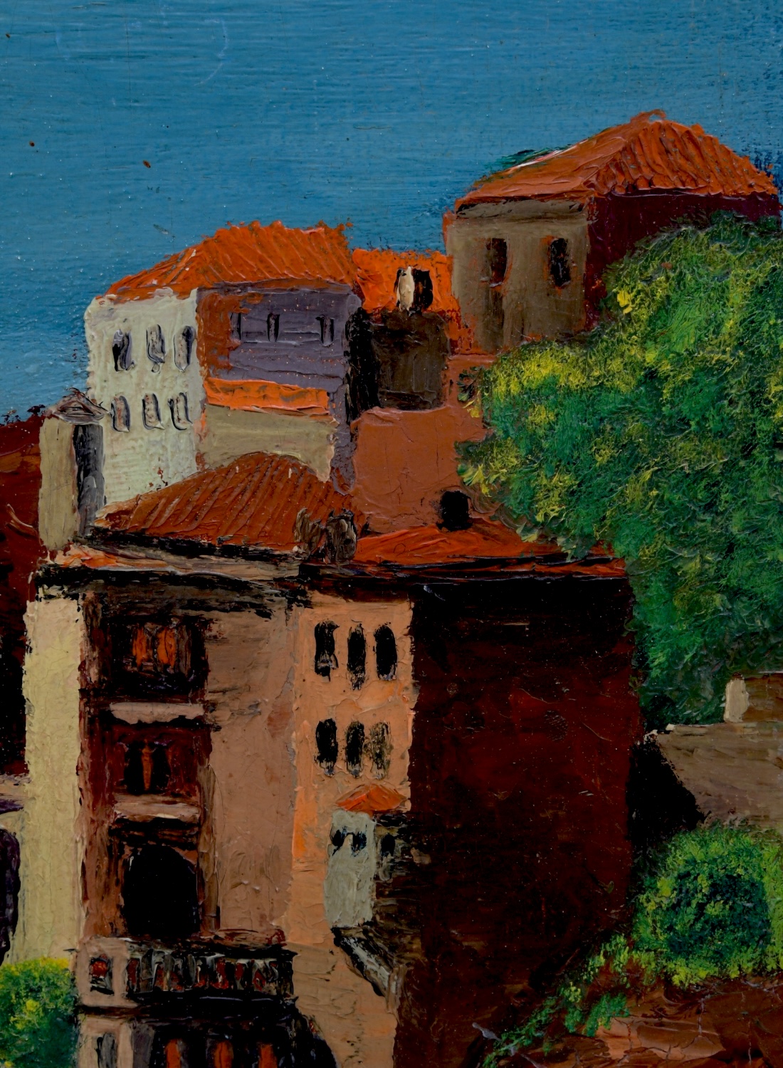 Vintage Original Framed Scascape - Image 5