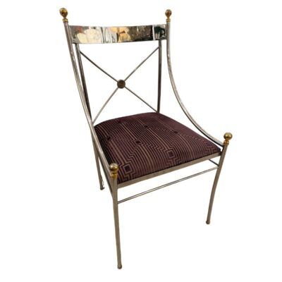 Vintage Maison Jansen Style Side Chair