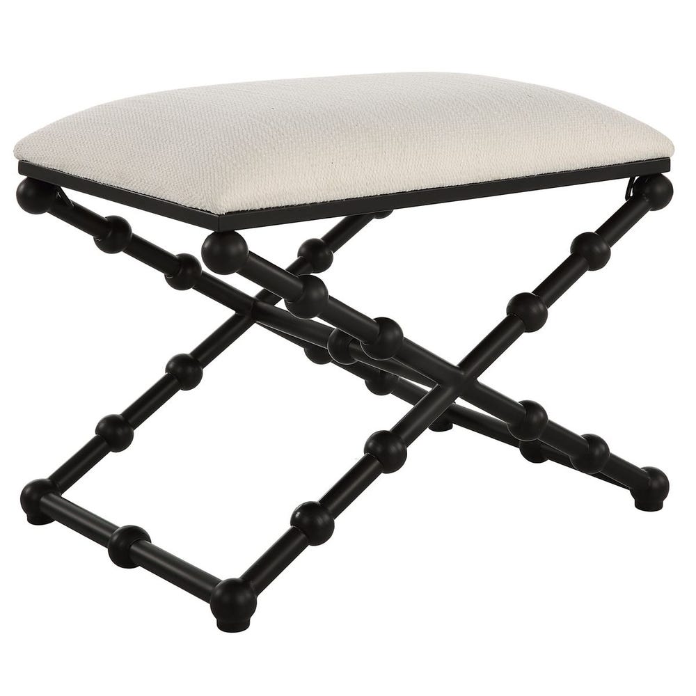Small Iron Bubble Leg Bench - Image 4