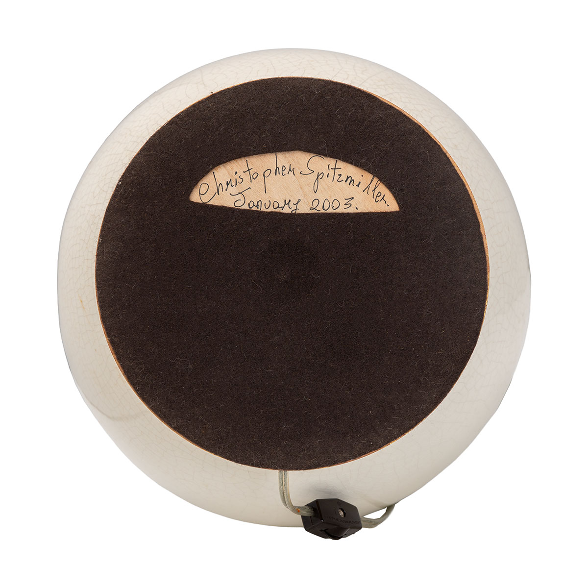 Vintage Christopher Spitzmiller Signed Ceramic Table Lamp - Image 6