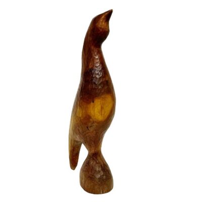 Vintage Hand Carved Wooden Bird