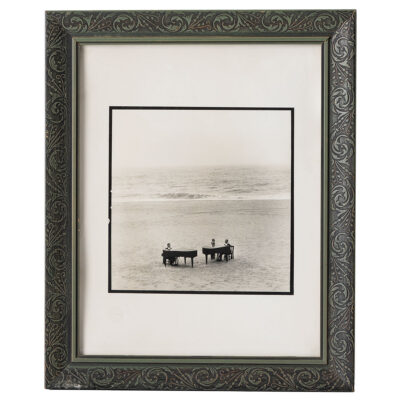 Vintage Photograph by Hans Namuth of Fizdale and Gold