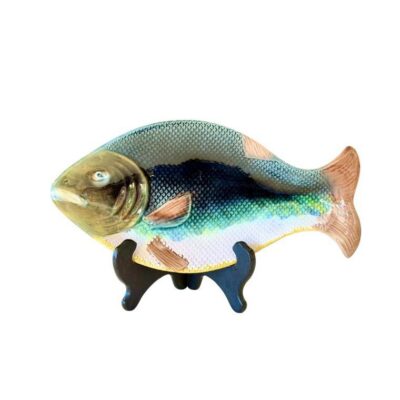 Vintage Majolica Fish Tray