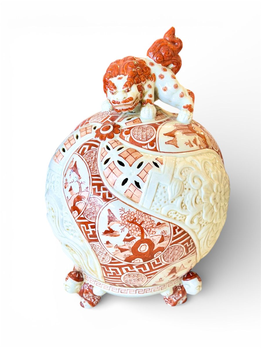 Vintage Large Imari Incense Burner - Image 3