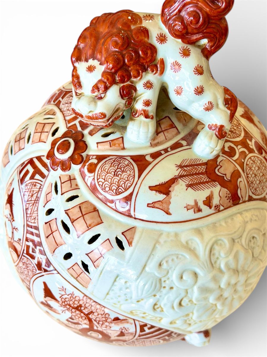 Vintage Large Imari Incense Burner - Image 5