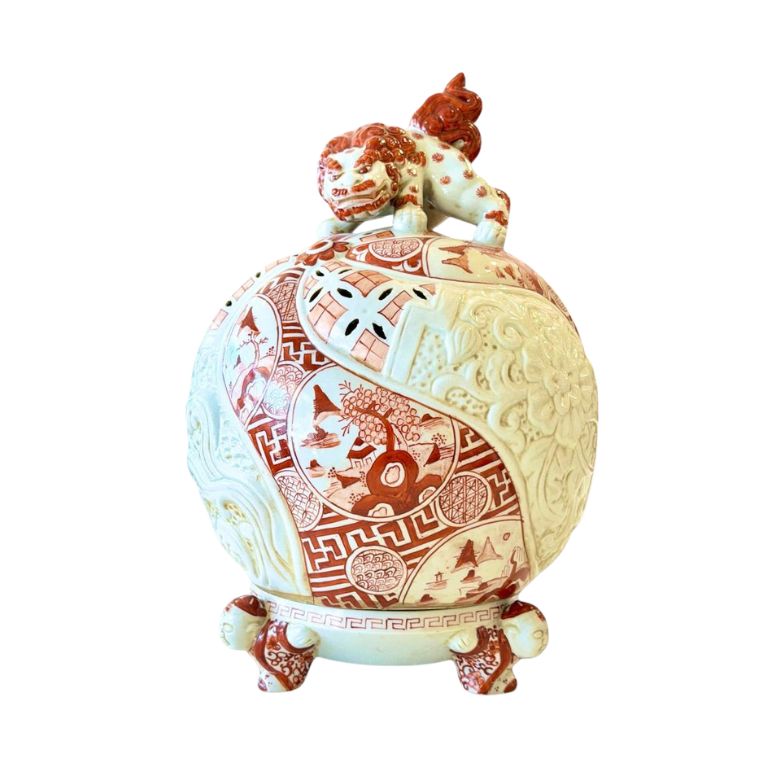 Vintage Large Imari Incense Burner