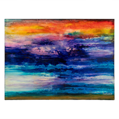 Lounging in the Sunset Original Art