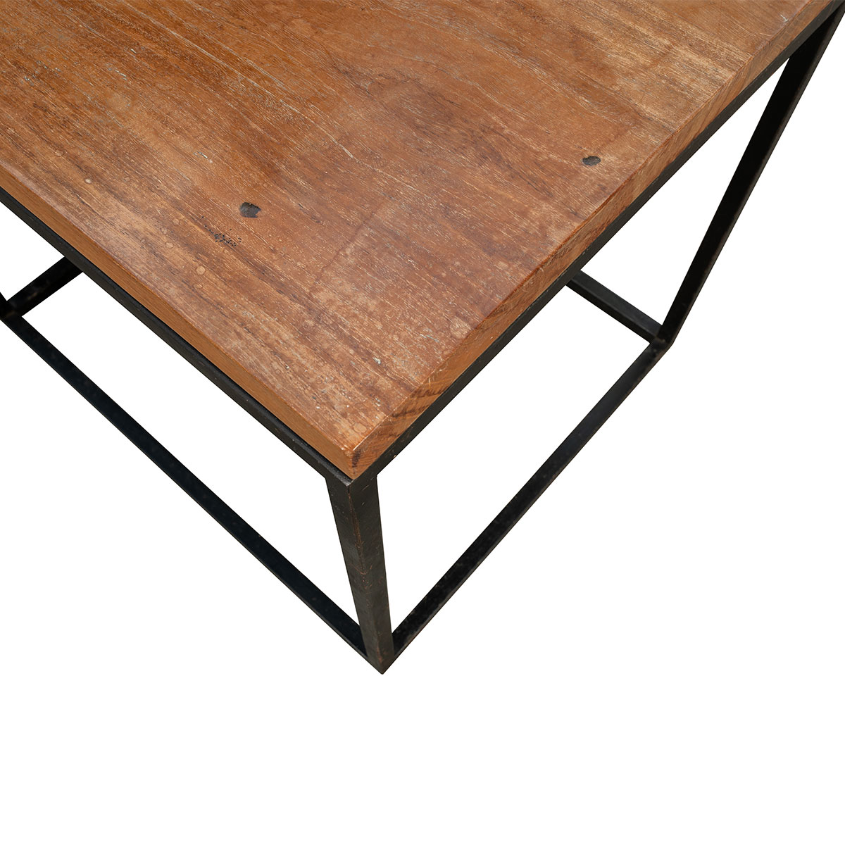 Vintage Aged Antique Teak Bench - Image 3