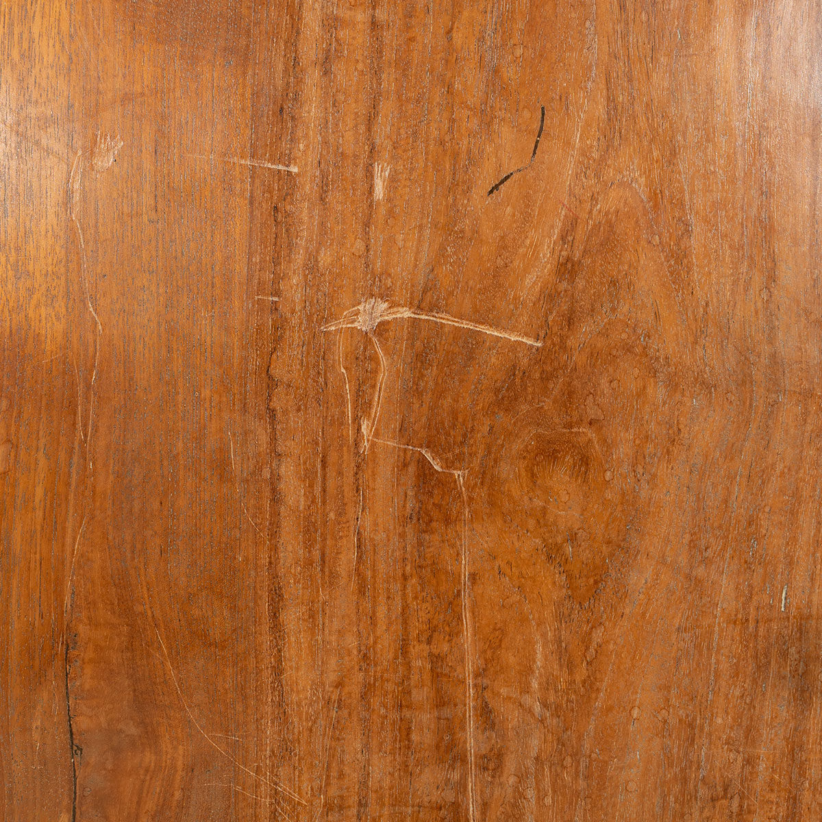 Vintage Aged Antique Teak Bench - Image 5