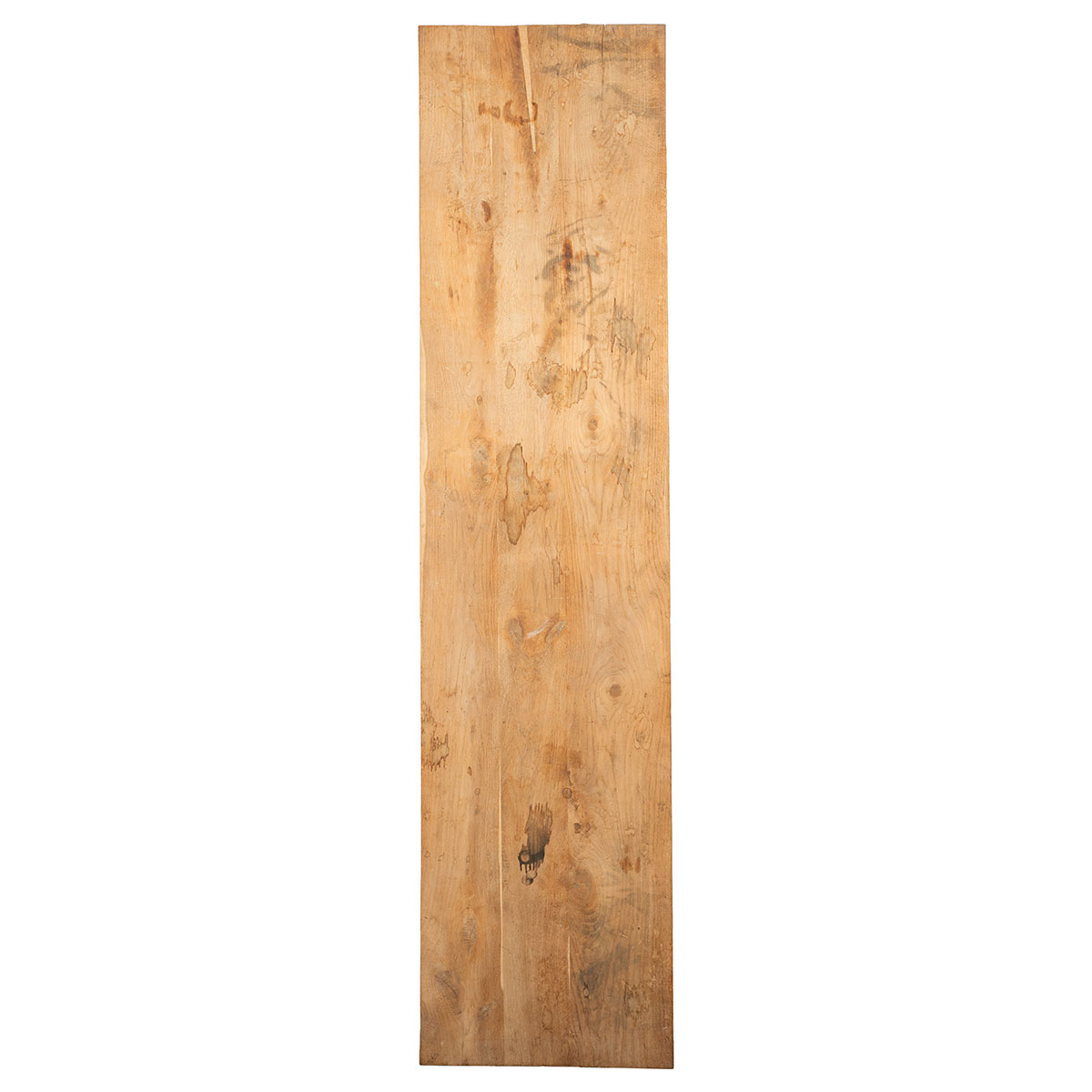 Vintage Oak Console with Iron Stretchers - Image 9