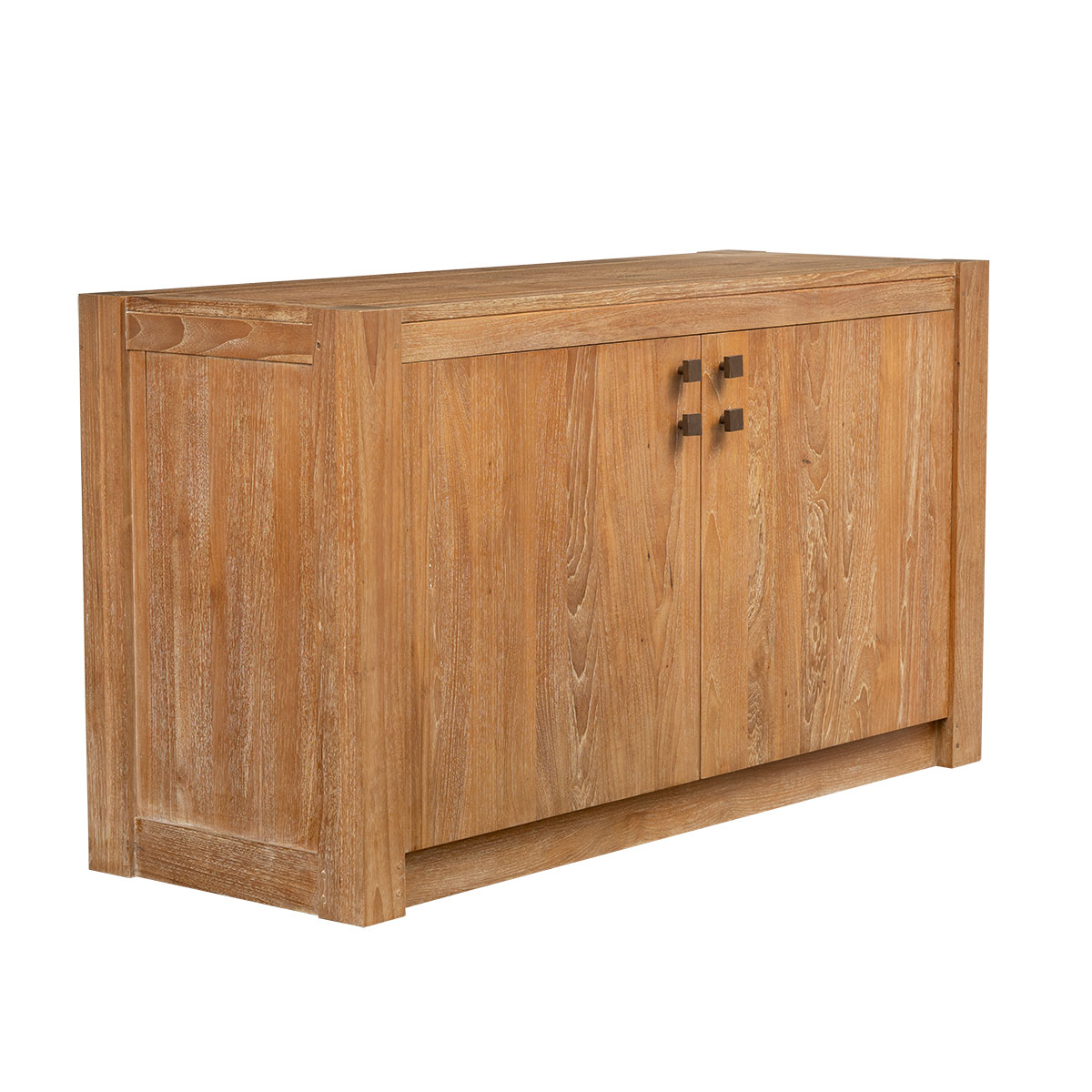 Reclaimed Teak Buffet with White Washed Finish