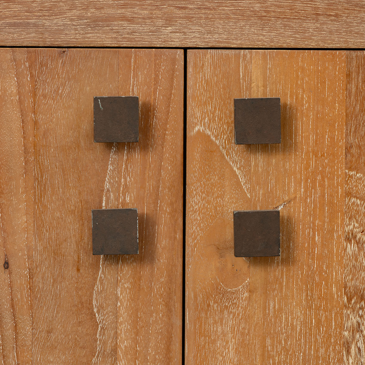 Reclaimed Teak Buffet with White Washed Finish - Image 4