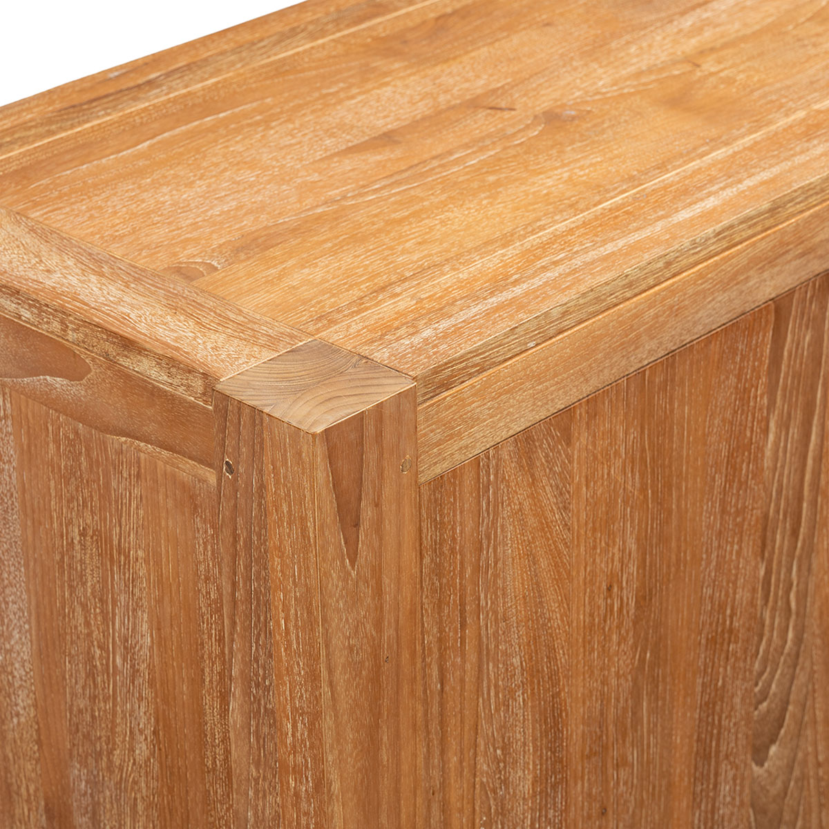 Reclaimed Teak Buffet with White Washed Finish - Image 5