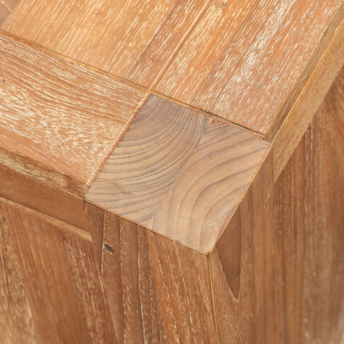 Reclaimed Teak Buffet with White Washed Finish - Image 6