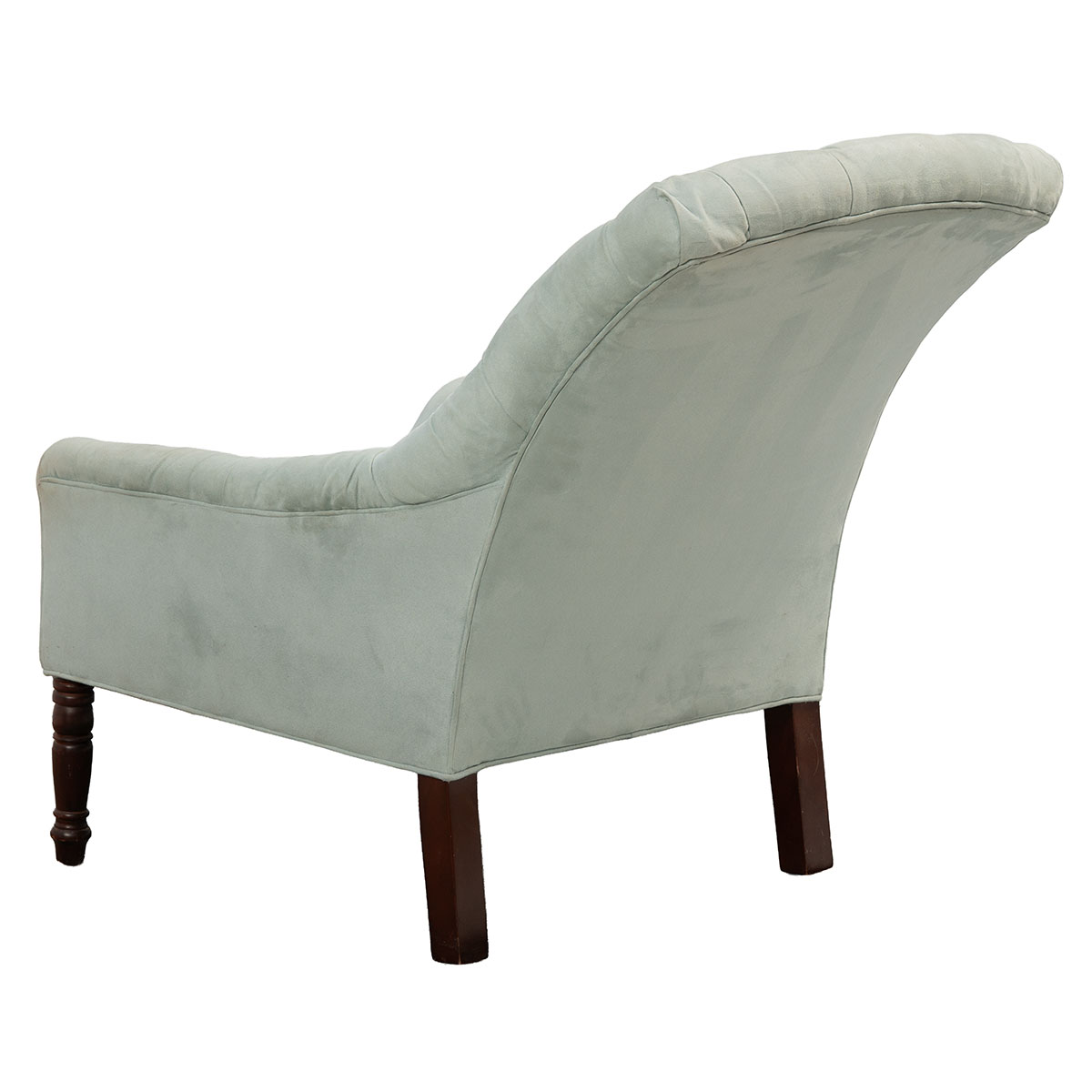 Vintage Mecox Tufted Spoon Chair - Image 4