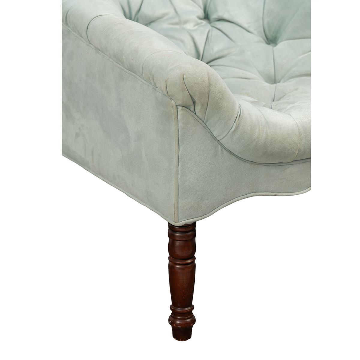 Vintage Mecox Tufted Spoon Chair - Image 5