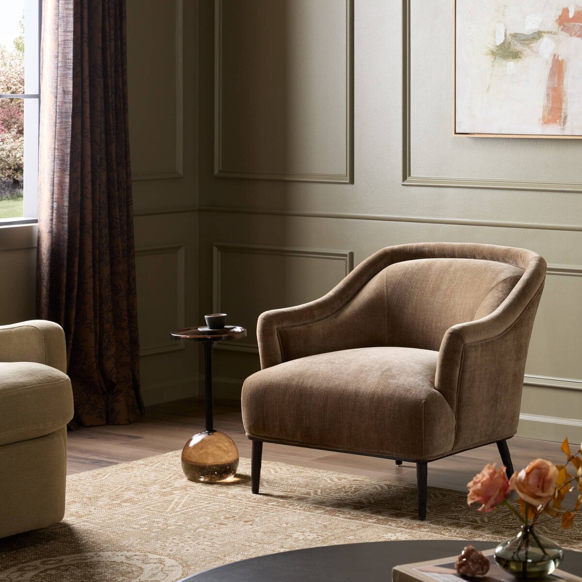 Nole Chair in Mushroom - Image 6