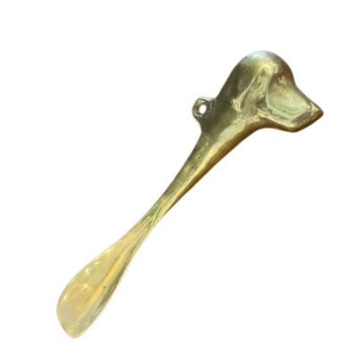 Vintage Brass Labrador Shoe Horn