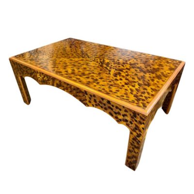 Painted Faux Tortoise Coffee Table