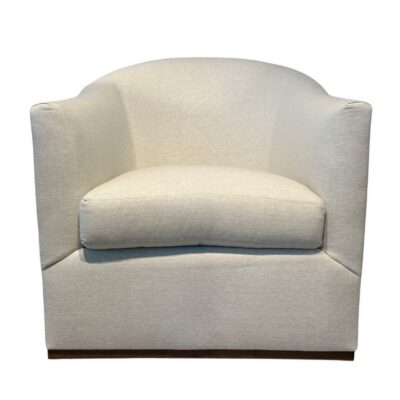 Alexander Swivel Chair Upholstered in Aloe Fabric
