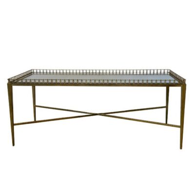 Gold Metal Coffee Table