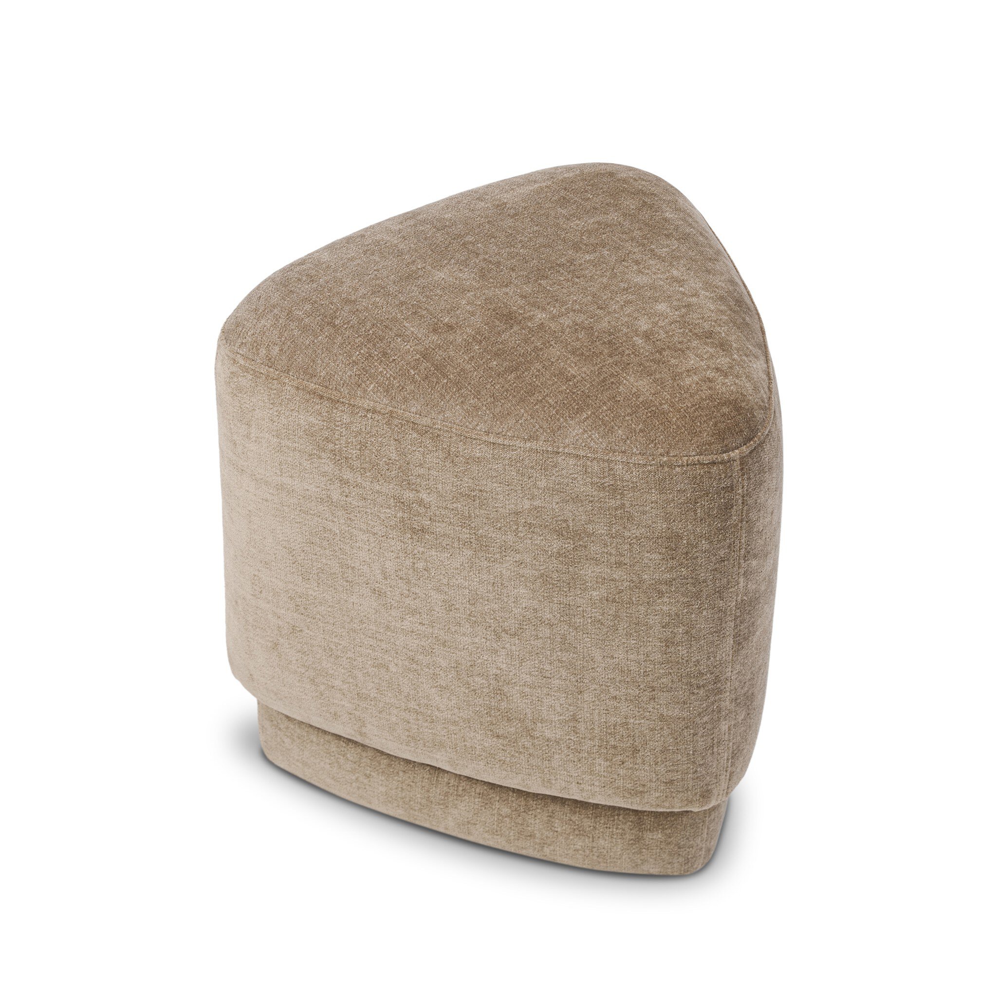 Velvety Mushroom Ottoman