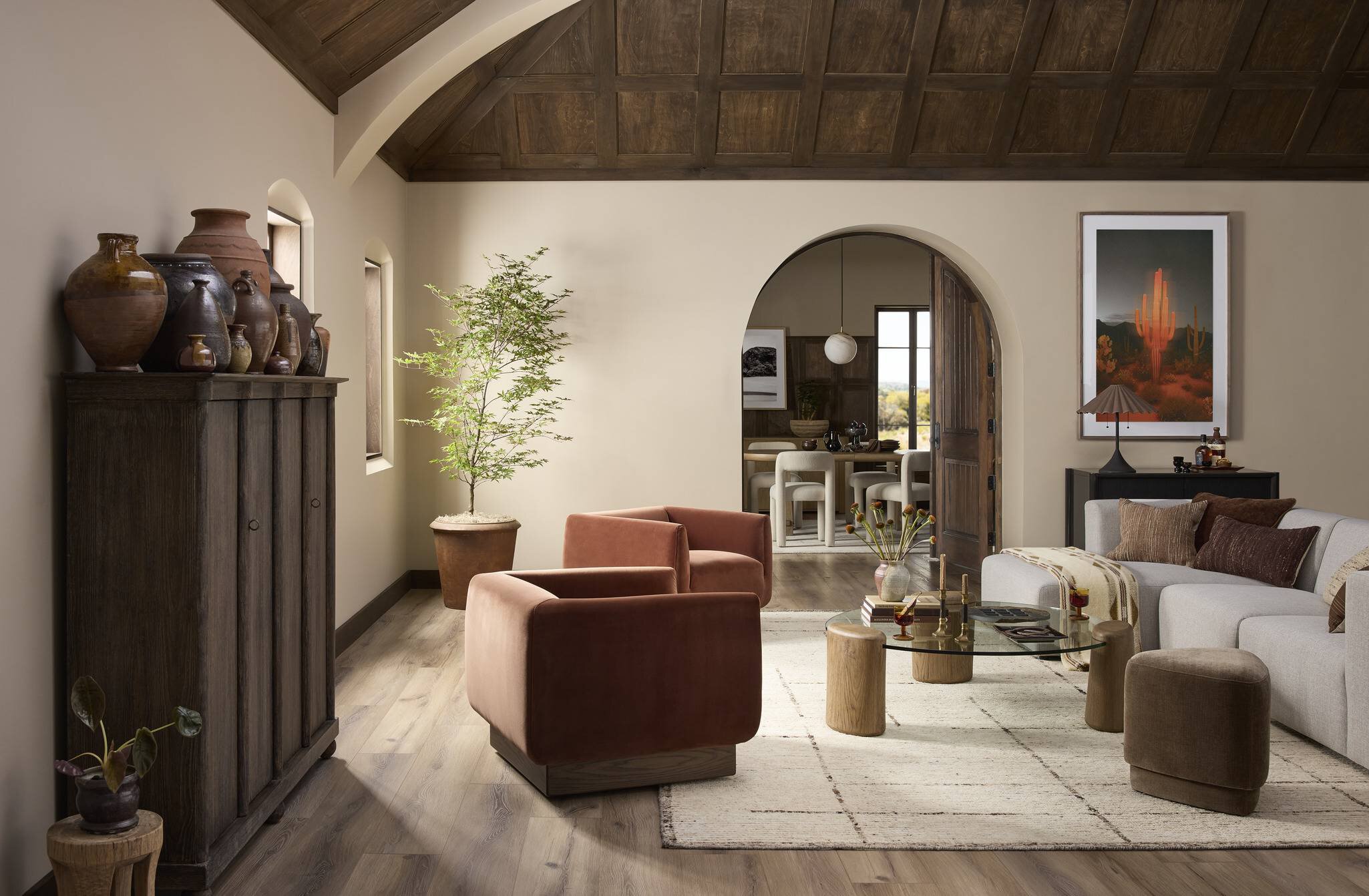 Velvety Mushroom Ottoman - Image 12