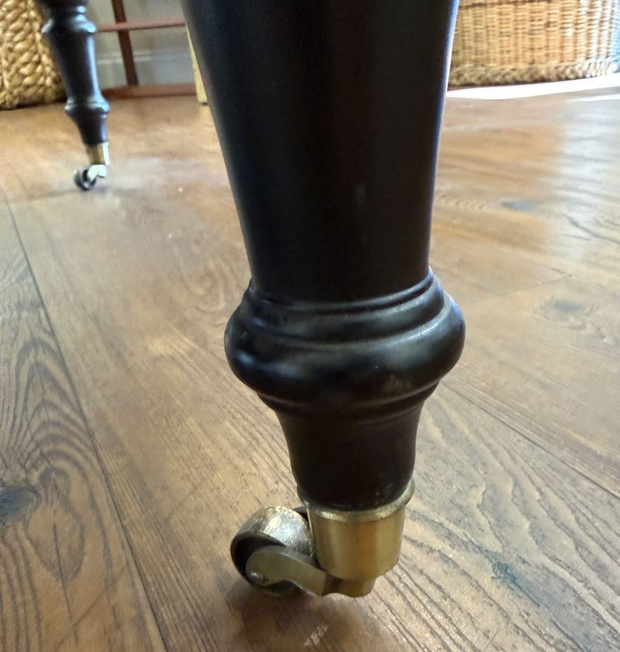 Chenille Tiger Print Ottoman - Image 5