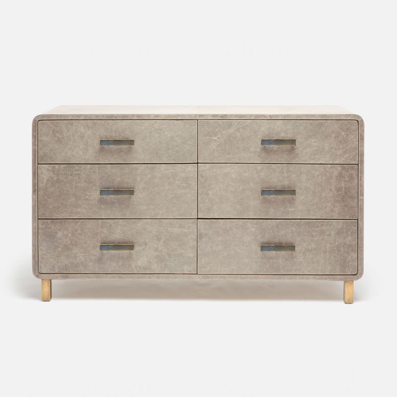 Large Tedan Leather Dresser - Image 9