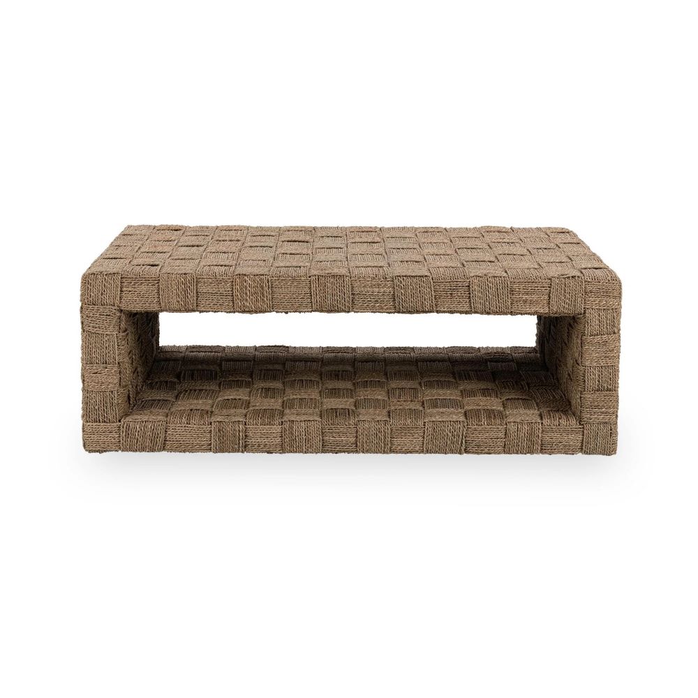 Saint Martin Woven Seagrass Coffee Table