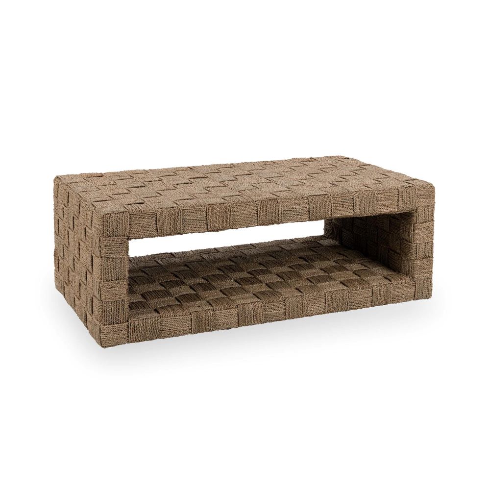 Saint Martin Woven Seagrass Coffee Table - Image 2