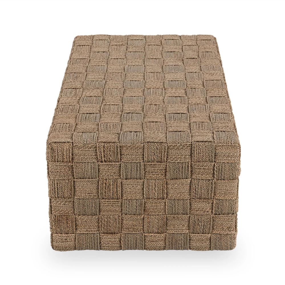Saint Martin Woven Seagrass Coffee Table - Image 3