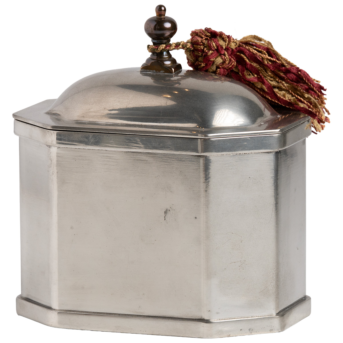 Vintage Pewter Tea Caddy - Image 4