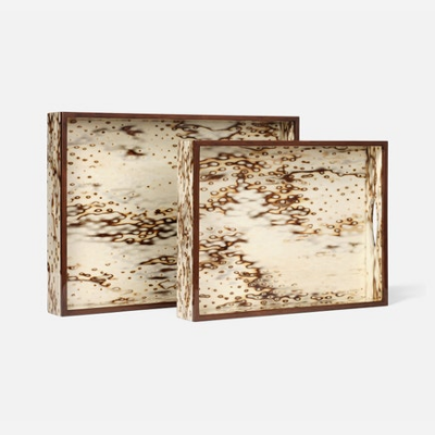 Maple Birdseye Burl Veneer Trays