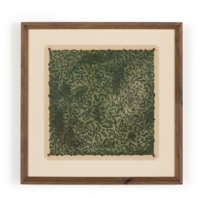 Green Glimmer Reproduction Art