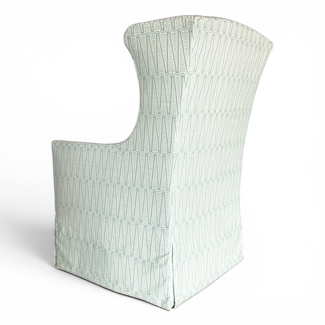 Barkley Green Geometric Swivel Chair - Image 3