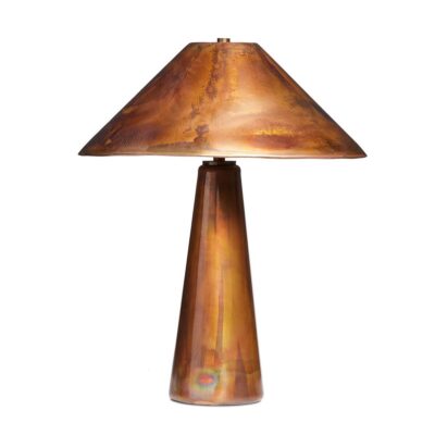 Burnt Tapered Table Lamp