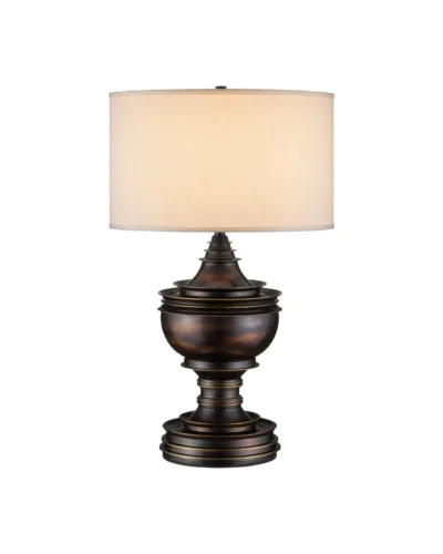 Large Metal Bronze Finished Table Lamp