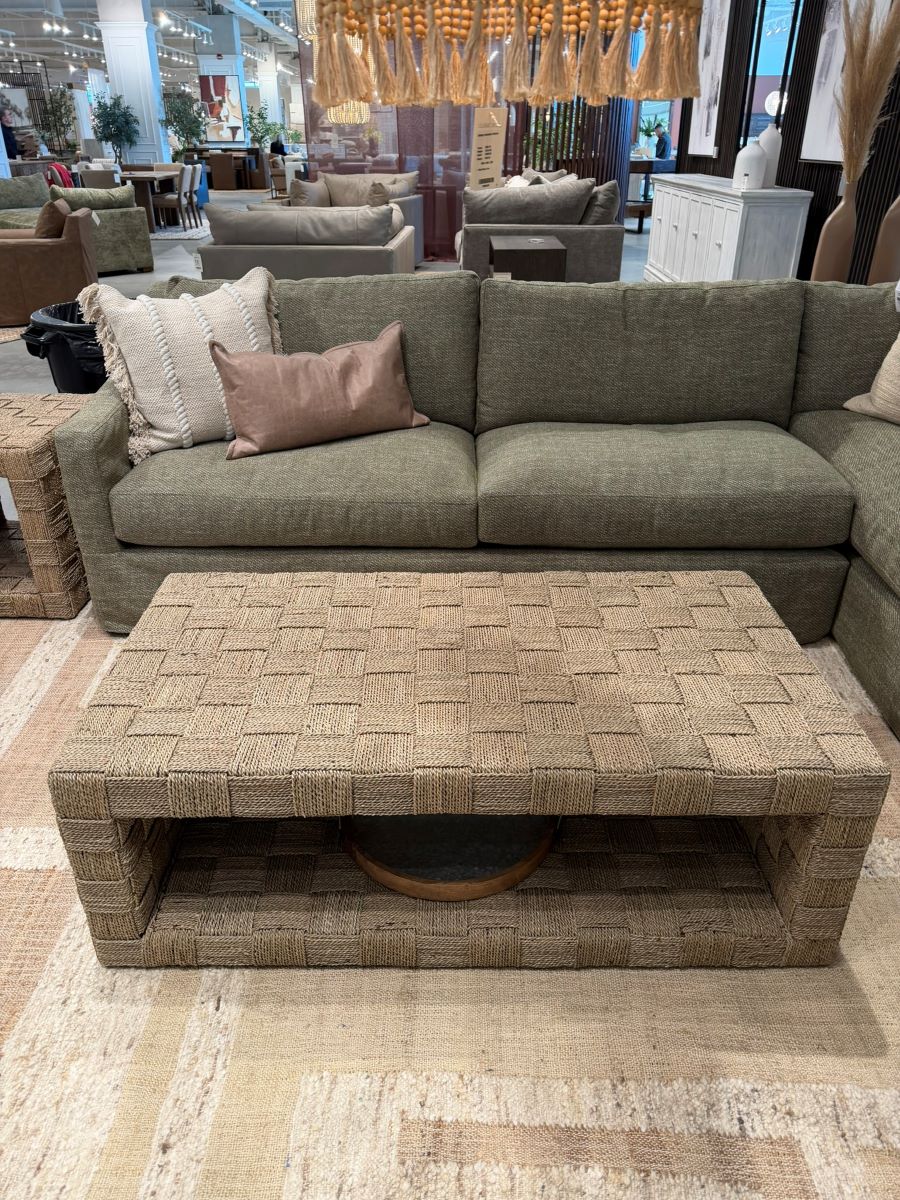 Saint Martin Woven Seagrass Coffee Table - Image 7