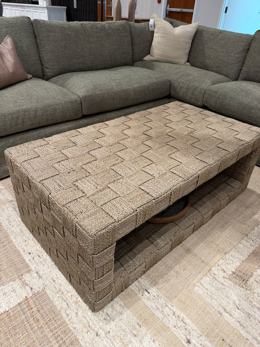 Saint Martin Woven Seagrass Coffee Table - Image 8