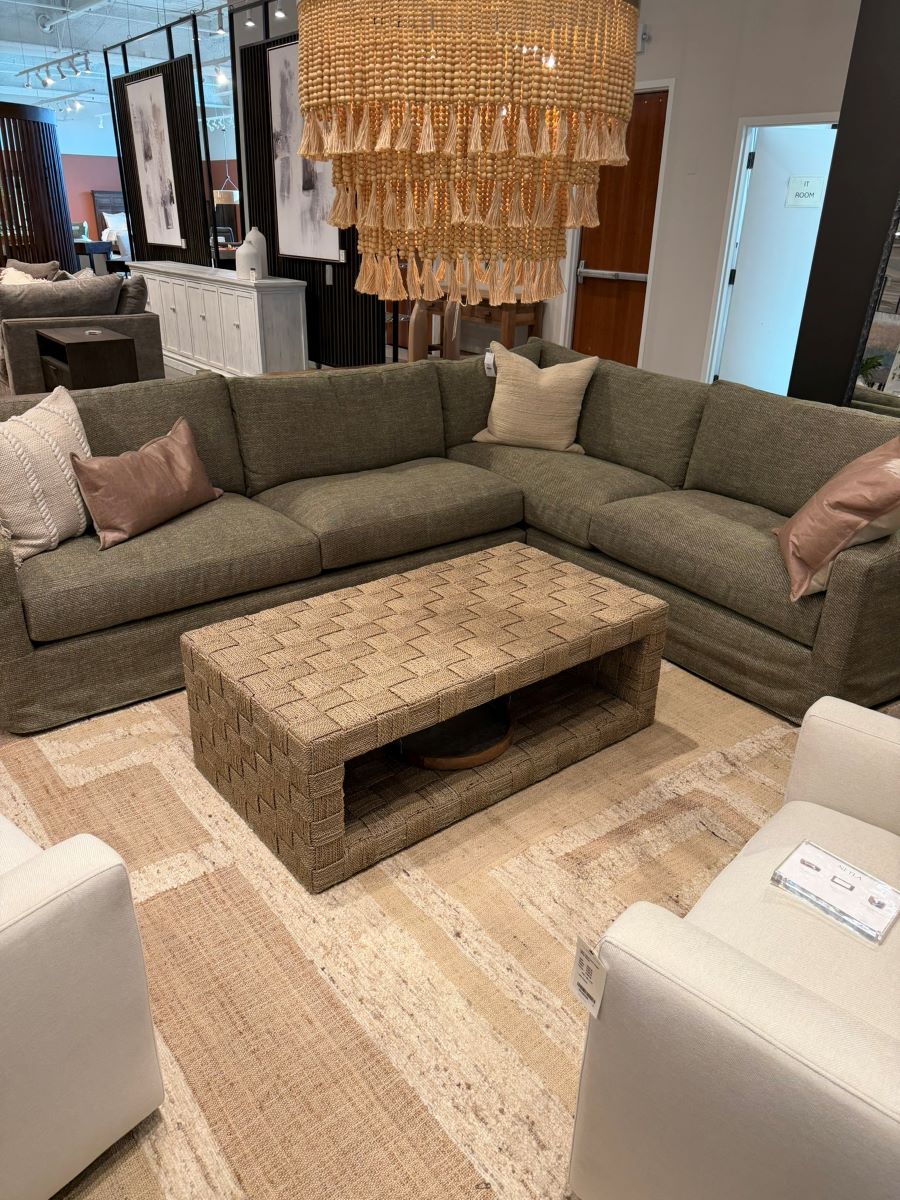 Saint Martin Woven Seagrass Coffee Table - Image 10