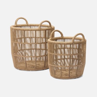 Small Outdoor Modern Rope Baskets