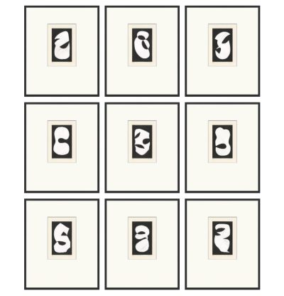 Carbon Cut Out Reproduction Prints