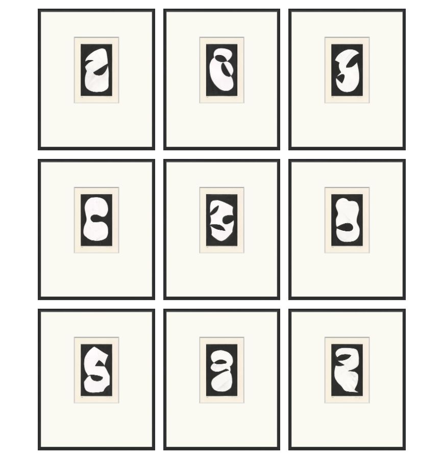 Carbon Cut Out Reproduction Prints