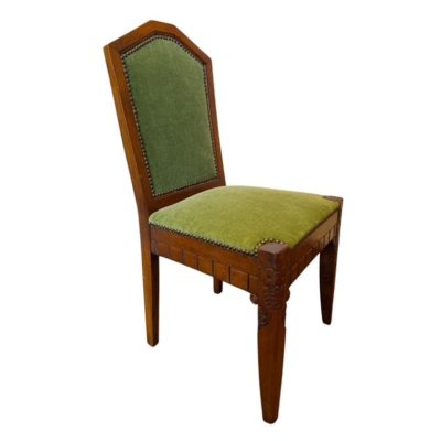 Antique French Carved Wood Dining Chair