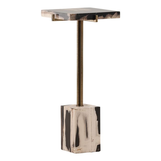 Petrified Wood Cyril Drinks Table