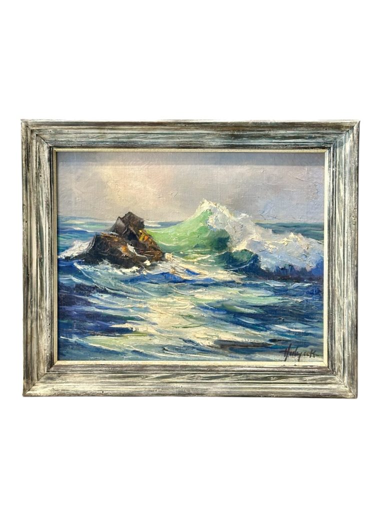 Vintage Framed Oil on Canvas
