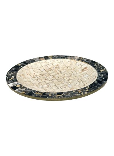 Vintage Tessellated Marble Platter