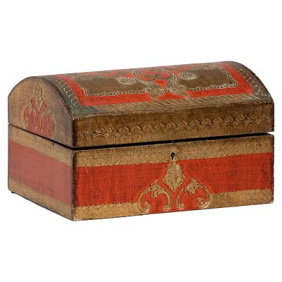 Vintage Italian Florentine Treasure Chest